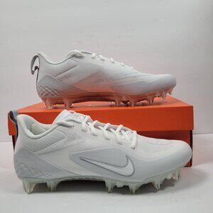 Nike Alpha Huarache 8 Pro Lax Men's White Lacrosse Cleats CW4439-110 US Sz 9 NWB